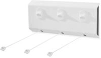 Wand-W&auml;scheleine LEIFHEIT "Rollfix 150 Triple Longline", wei&szlig;, B:4,7cm H:35cm
