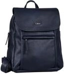 Rucksack GABOR "Mina", Damen, Gr. B/H/T: 26cm x 31cm x 10cm, blau, Polyurethane,