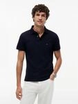 Poloshirt TOMMY HILFIGER "1985 SLIM POLO", Herren, Gr. L (52), blau (desert...