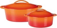 Topf-Set GSW "Orange Shadow", orange, T&ouml;pfe, Topf-Set, Induktion