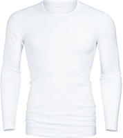 Langarmshirt MEY "Casual Cotton (K)", Herren, Gr. L, wei&szlig;, Feinripp,...