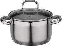 Fleischtopf GSW "Fogo", silber (edelstahlfarben), H:11,5cm &Oslash;:20cm, T&ouml;pfe,