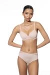 B&uuml;gel-BH MEY "Amorous", Damen, Gr. 90, Cup D, beige (bailey), Spitze,...