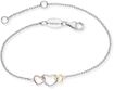 Armband ENGELSRUFER "3 HERZEN TRICOLOR", rosa (silberfarben, gelbgoldfarben,