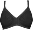 B&uuml;gelloser BH SUSA "BH ohne B&uuml;gel Topsy", Damen, Gr. 90, Cup B, schwarz, Stoff,