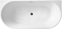 Badewanne WELLTIME "Alvor", wei&szlig;, B:80cm H:56,5cm L:170cm, Sanit&auml;racryl,