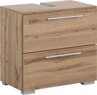 Waschbeckenunterschrank WELLTIME "Carlos", braun (eiche landhausfarben), B:60,2cm