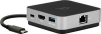 OWC Laptop-Dockingstation "6-Port Travel Dock E", grau (grau, schwarz), B:80mm H:25mm