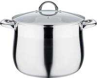 Suppentopf GSW "Jumbotopf", silber (silberfarben), H:21cm &Oslash;:26cm, T&ouml;pfe,