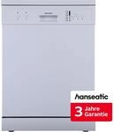 HANSEATIC Standgeschirrsp&uuml;ler "HG6085E127635W", Energieeffizienz: E, wei&szlig;, B:59,8cm