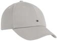 Baseball Cap TOMMY HILFIGER "CLASSIC BB CAP", grau (drizzle grau), Twill, Baumwolle,