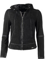 Lederjacke MAZE "Lederjacke Donie", Damen, Gr. L, schwarz, Obermaterial: 100%
