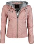 Lederjacke MAZE "Lederjacke Mico", Damen, Gr. L, rosa (old rose), Obermaterial:...