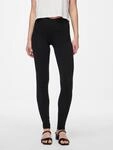 Leggings PIECES "PCEDITA LONG LEGGINGS NOOS BC", Damen, Gr. XS (34), N-Gr, schwarz,
