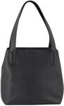 Shopper TOM TAILOR "Miri zip", Damen, Gr. B/H/T: 43cm x 28cm x 19cm, schwarz,