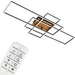BRILONER LEUCHTEN LED Deckenleuchte "3156018 FRAME", schwarz, 2, H: 10,5cm,
