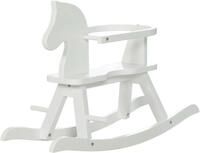 1100000002199 ROBA "wei&szlig;", wei&szlig;, Schaukeltiere, BabyB:43cm H:55cm T:82cm,