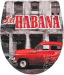 WC-Sitz ADOB "Habana", bunt (rot, bunt), B:38,5cm H:4,2cm L:45cm, Duroplast,