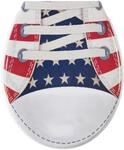 WC-Sitz ADOB "Sneaker", bunt (wei&szlig;, bunt), B:37cm H:5cm L:44cm, Duroplast,