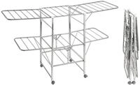Fl&uuml;gelw&auml;schetrockner MAXIMEX "Modell Mobil", silber (silberfarben), B:186cm H:58cm