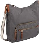 Hobo CAMEL ACTIVE "Bari", Damen, Gr. B/H/T: 35cm x 38cm x 13cm, grau, Nylon,