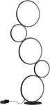TRIO LEUCHTEN LED Stehlampe "Rondo", schwarz, 5, H: 115cm, 1 Stk., Leuchten,