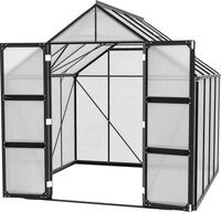 Gew&auml;chshaus VITAVIA "Domus 6700", schwarz, B:257cm H:253,9cm T:263cm,