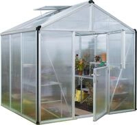 Gew&auml;chshaus VITAVIA "Zeus 6200", silber (silberfarben), B:258,4cm H:250,4cm T:242cm,