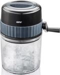 Eiscrusher GEFU "SLUSH", schwarz (schwarz, transparent, silberfarben), B:12,5cm