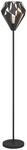 EGLO Stehlampe "CARLTON 1 Stehlampe, IP20, E27, Stahl, Vintage, Wohnzimmerlampe,
