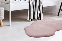 Fellteppich ARTE ESPINA "Rabbit 200" Gr. 41, rosa, B:60cm H:35mm L:90cm, Kunstfaser,