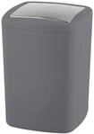 Kosmetikeimer WENKO "Barcelona", grau (anthrazit), B:20,5cm H:28,5cm T:20,5cm,