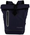 Freizeitrucksack TRAVELITE "BASICS Roll-Up Rucksack aus Plane", Damen, Gr. B/H/T: