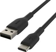 BELKIN USB-Kabel "BoostCharge USB-C/USB-A Kabel PVC, 2m", schwarz, 200cmcm, Kabel,
