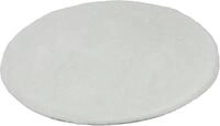 Fellteppich "Tender" Gr. 9, wei&szlig;, H:26mm &Oslash;:120cm, Kunstfaser, SCH&Ouml;NER