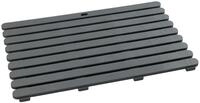 Badematte WENKO, grau, H:3mm, Kunststoff, Badematten, Badematte, Ideal f&uuml;r Dusche,