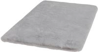 Badematte "Bali" Gr. 1, silber (silberfarben), H:29mm, Polyester, SCH&Ouml;NER