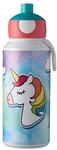 Trinkflasche MEPAL "Trinkflasche Campus 400 ml", bunt (einhorn), 400ml,