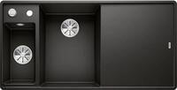 Granitsp&uuml;le BLANCO "AXIA III 6 S-F", schwarz, B:50cm H:19cm T:99cm,
