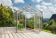 Gew&auml;chshaus VITAVIA "Zeus 6200", silber (silberfarben), B:258,4cm H:250,4cm T:242cm,
