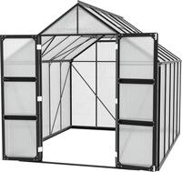 Gew&auml;chshaus VITAVIA "Domus 8300", schwarz, B:257cm H:253,9cm T:325cm,
