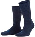 Socken FALKE "Walkie Ergo", Damen, Gr. 46-48, blau (jeans (6670)), Obermaterial: 63%