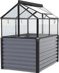 Hochbeet VITAVIA "Paris", schwarz, B:83,1cm H:135,1cm T:121,7cm, Pflanzgef&auml;&szlig;e,