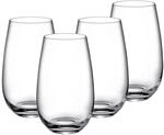 Longdrinkglas VILLEROY & BOCH "Longdrinkbecher Entr&eacute;e 620 ml 4er Set transparent",