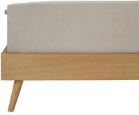 Spannbettlaken SCHIESSER "Jessi aus 100% Baumwolle", beige (helltaupe), B:180cm