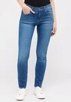 Straight-Jeans ANGELS "CICI", Damen, Gr. 42, L&auml;nge 32, blau (mid blau used),