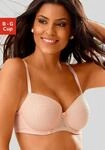 Schalen-BH LASCANA "B&uuml;gel-BH, Dirndl-BH", Damen, Gr. 80, Cup C, beige (puder),