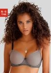 Schalen-BH LASCANA "Invisible Pink", Damen, Gr. 70, Cup E, schwarz, Microtouch,