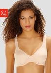 Minimizer-BH LASCANA, Damen, Gr. 85, Cup E, braun (toffee), Microtouch,...