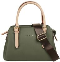 Henkeltasche BUGATTI "ELLA", Damen, Gr. B/H/T: 22cm x 17cm x 7cm onesize, gr&uuml;n,